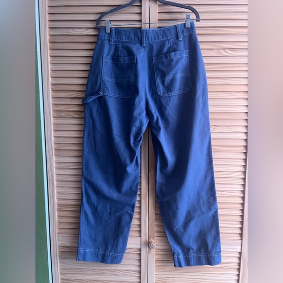 Old Navy Women's Wide Leg Utility Pants in Slate Blue/Wintery Waters Size 4 - Picture 6 of 14